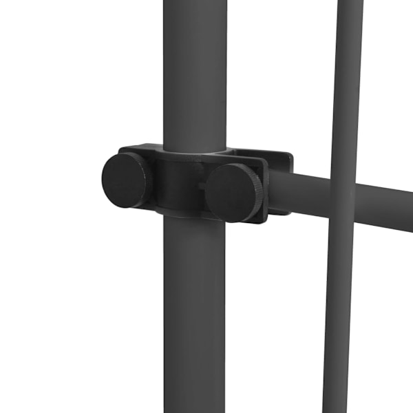 vidaXL Markis manuellt infällbar med LED 250 cm antracit Antracit