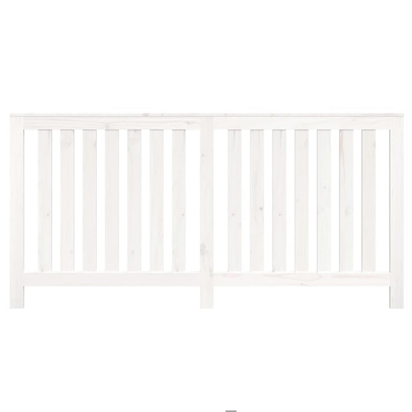 vidaXL Elementskydd vit 169x19x84 cm massiv furu Vit