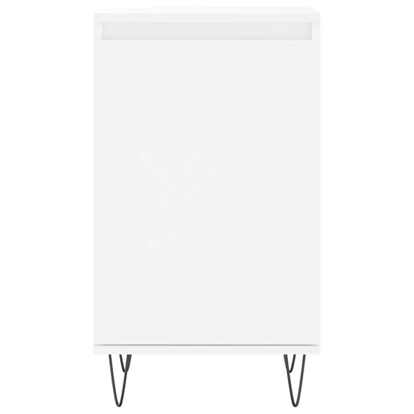 vidaXL Byrå vit 40x35x70 cm konstruerat trä Vit
