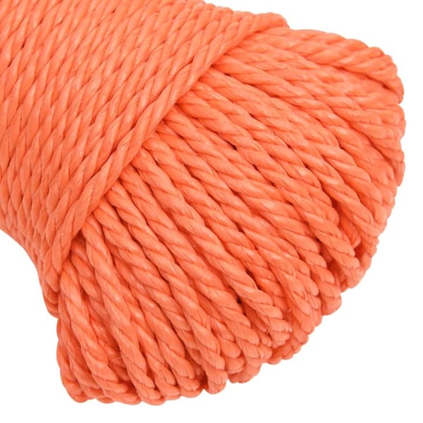 vidaXL Rep orange 8 mm 50 m polypropylen Orange
