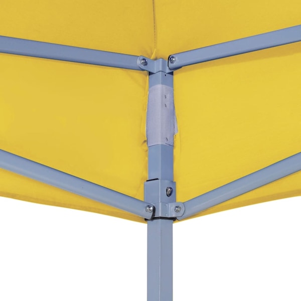 vidaXL Tak till partytält 4,5x3 m gul 270 g/m² Gul