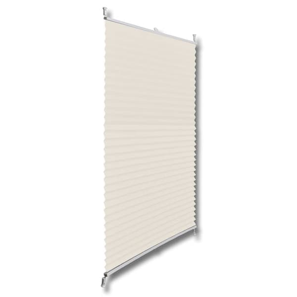 vidaXL Plisségardin 80x150 cm creme Creme