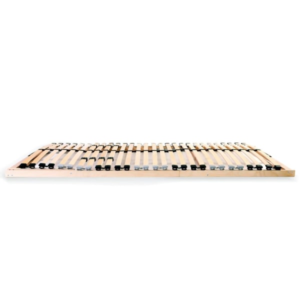 vidaXL Ribbotten med 28 ribbor 7 zoner 100x200 cm Brun