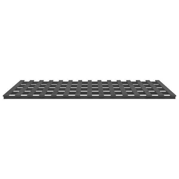 vidaXL Sängram grå 200x200 cm massiv furu Grå