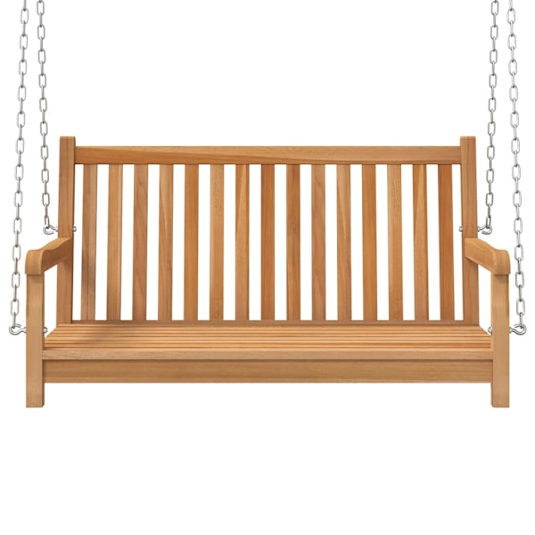 vidaXL Hammock massiv teak 114x60x64 cm Brun