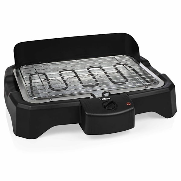 Tristar Elektrisk bordsgrill 2000 W 34,5x23 cm svart Svart