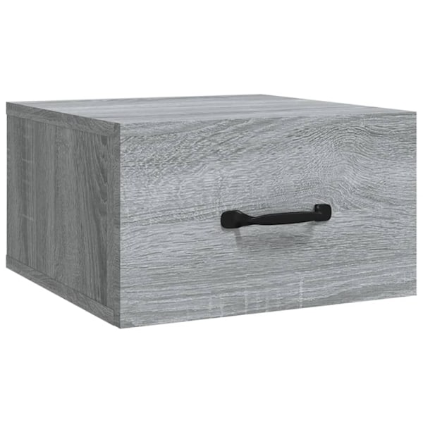vidaXL Väggmonterade sängbord grå sonoma 35x35x20 cm Grå