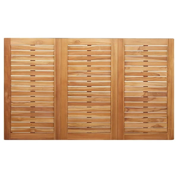 vidaXL Utomhusmatbord 7 st 150 x 90 x 75 cm Brun