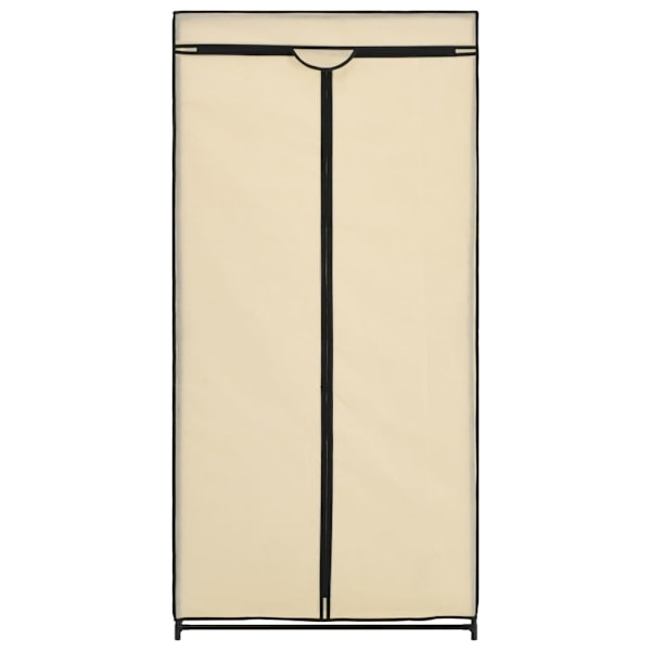 vidaXL Garderober 2 st gräddvit 75x50x160 cm Creme