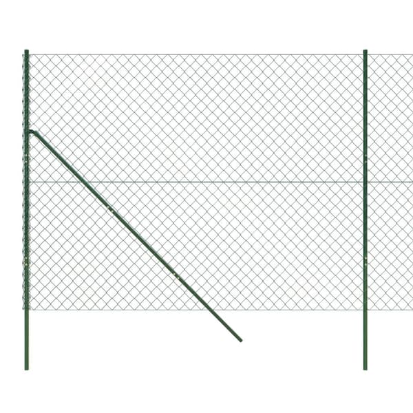 vidaXL Gunnebostängsel grön 1,6x10 m Grön