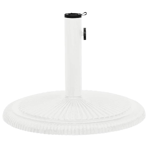 vidaXL Parasollfot vit 45x45x30 cm gjutjärn Vit