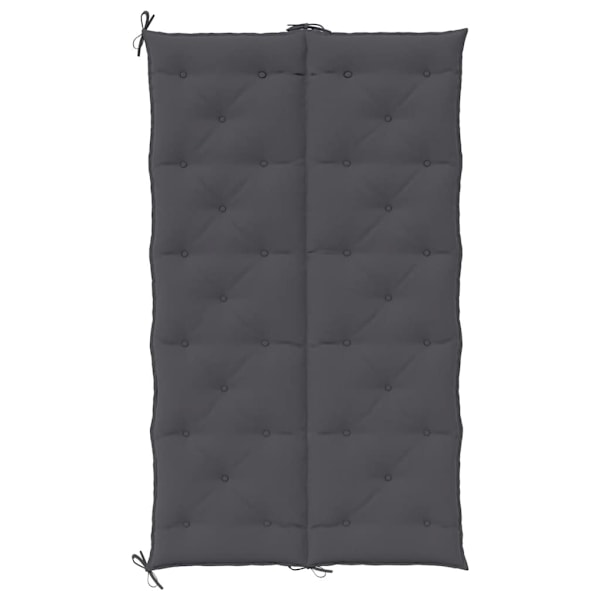 vidaXL Bänkdyna för trädgården antracit 180x(50+50)x7 cm oxfordtyg Antracit