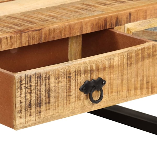 vidaXL Soffbord 110x50x38 cm massivt mangoträ Brun