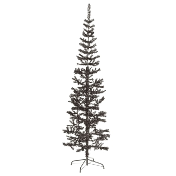 vidaXL Julgran smal svart 210 cm Svart