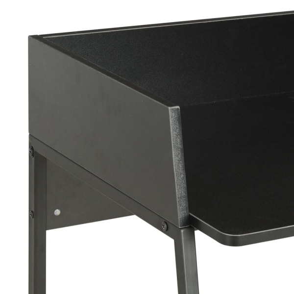 vidaXL Skrivbord svart 90x60x88 cm Svart