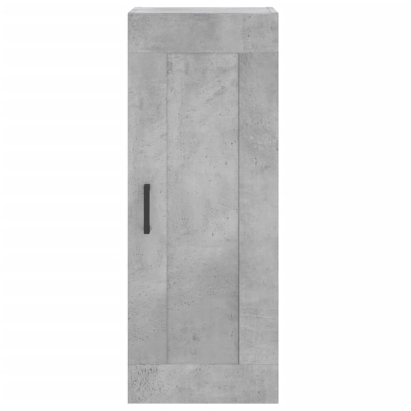 vidaXL Högskåp betonggrå 34,5x34x180 cm konstruerat trä Grå