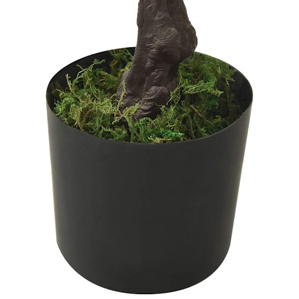 vidaXL Konstgjort bonsaiträd i kruka tall 60 cm grön Grön