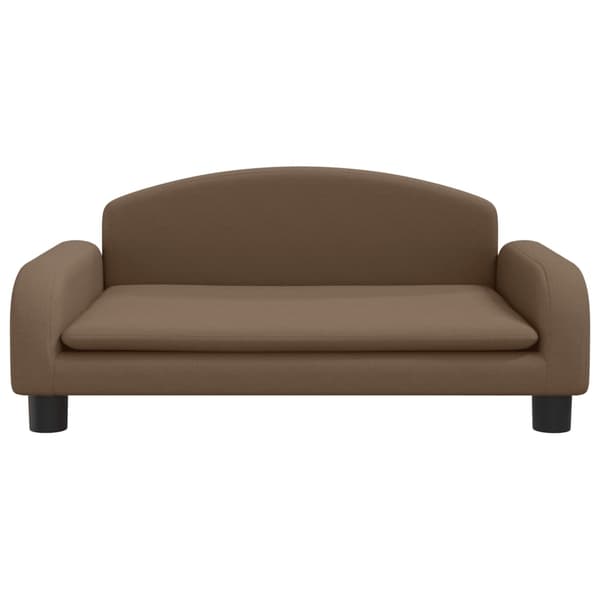 vidaXL Barnsoffa brun 70x45x30 cm tyg Brun