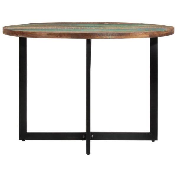 vidaXL Matbord 110x75 cm massivt återvunnet trä Flerfärgsdesign