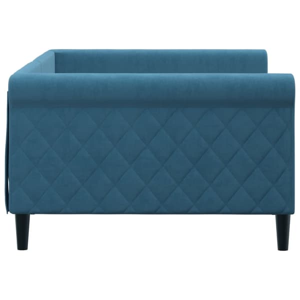 vidaXL Dagbädd blå 100x200 cm sammet Blå