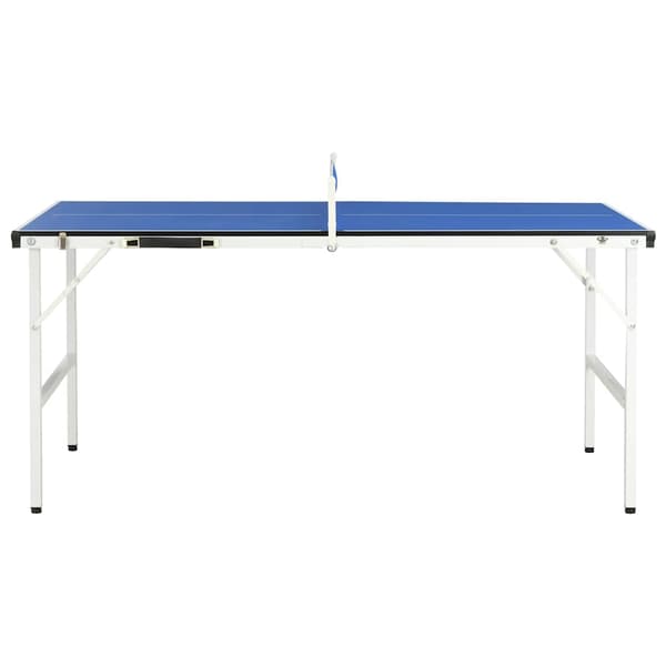 vidaXL 1,5 meter pingisbord med nät 152x76x66 cm blå Blå