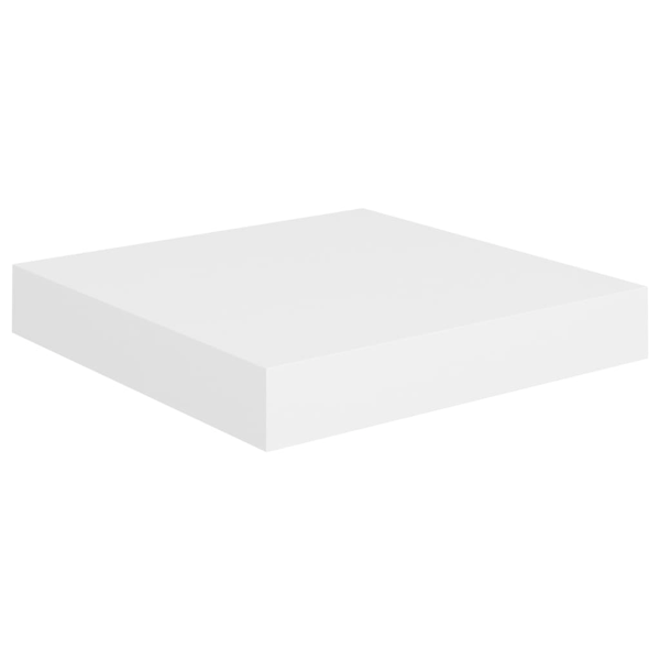 vidaXL Svävande vägghyllor 4 st vit 23x23,5x3,8 cm MDF Vit
