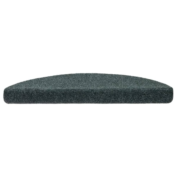 vidaXL Trappstegsmattor självhäftande 5 st grön 56x17x3 cm brodyr Grön