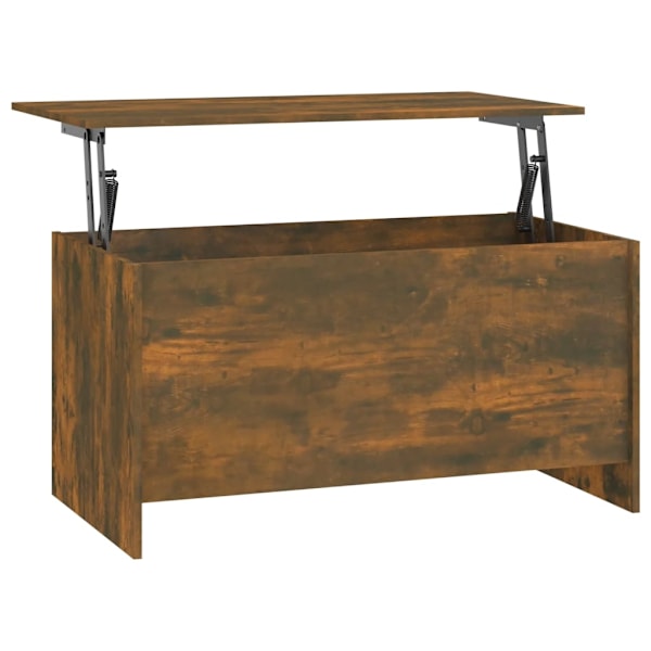 vidaXL Soffbord rökfärgad ek 102x55,5x52,5 cm konstruerat trä Brun