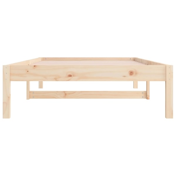 vidaXL Dagbädd 90x190 cm massiv furu Brun