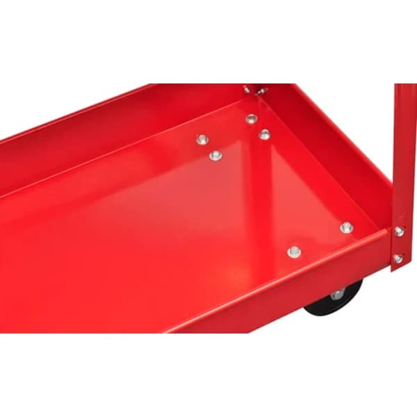 vidaXL Verktygsvagn 100 kg röd Grön