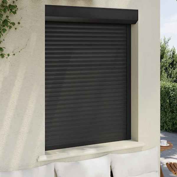 vidaXL Rulljalusi aluminium 100x130 cm antracit Antracit