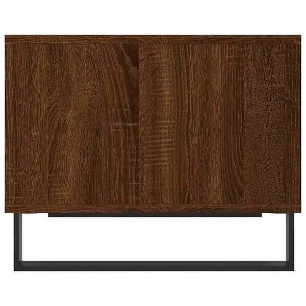 vidaXL Soffbord brun ek 60x50x40 cm konstruerat trä Brun