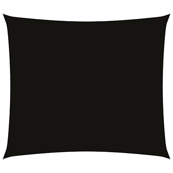 vidaXL Solsegel oxfordtyg rektangulärt 2x2,5 m svart Svart