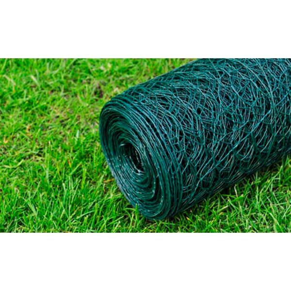 vidaXL Stängselnät Hexagonal 75 cm x 25 m, 0,8 mm Grön