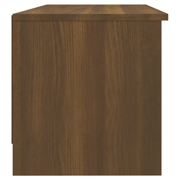vidaXL Tv-bänk brun ek 102x35,5x36,5 cm konstruerat trä Brun