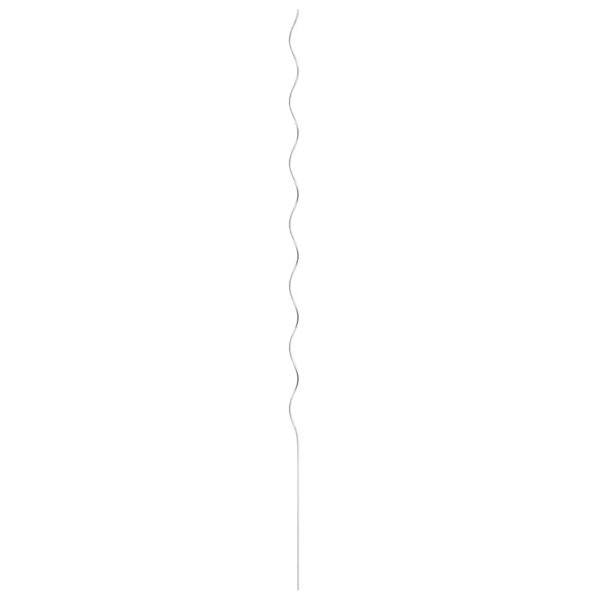 vidaXL Spiralformade växtstöd 20 st 170 cm galvaniserat stål Silver