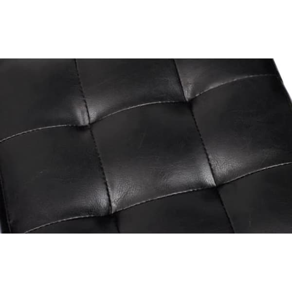 vidaXL Hocker pall 30 x cm svart (2 st) Svart