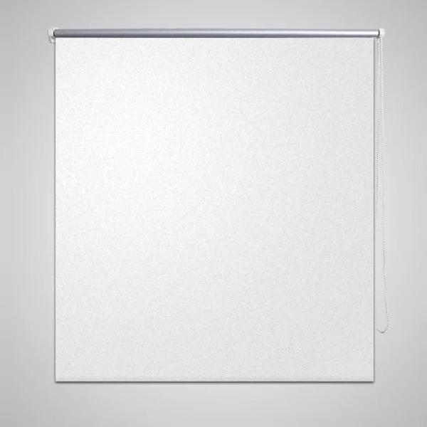 vidaXL Rullgardin för mörkläggning 120 x 230 cm vit Vit