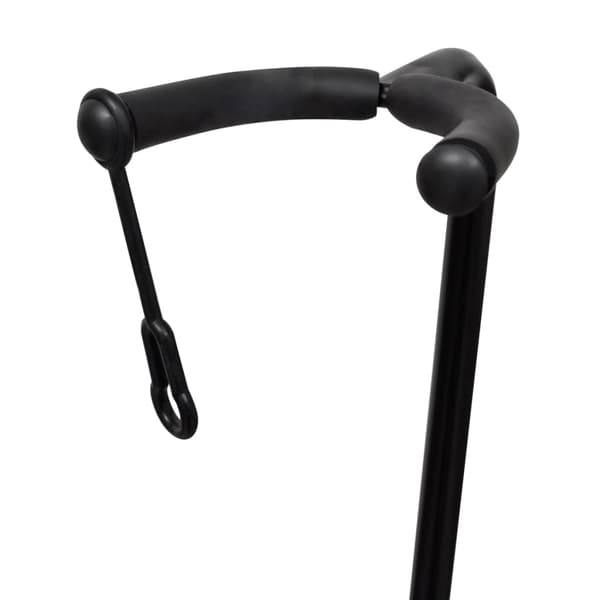 vidaXL Gitarrställ vikbar 66-80cm enkel Svart