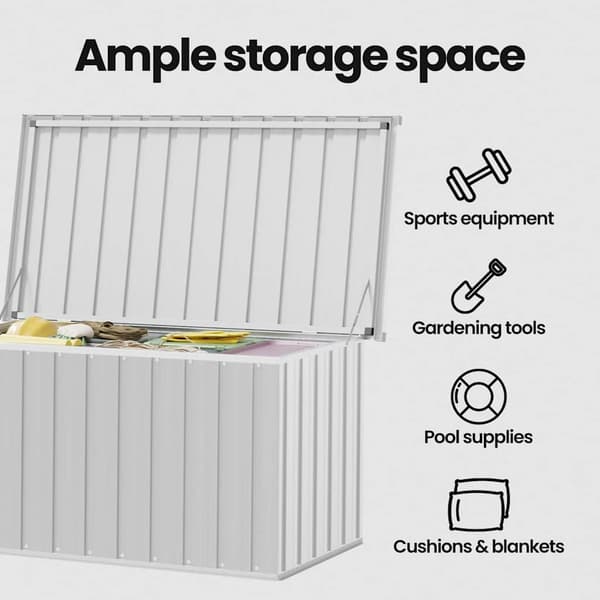 vidaXL Dynbox grå 129x67x65 cm grå