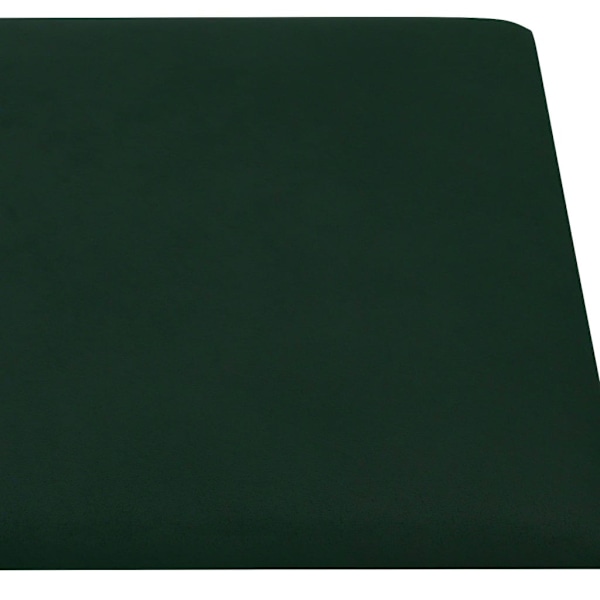 vidaXL Väggpaneler 12 st mörkgrön 60x30 cm sammet 2,16 m² Grön