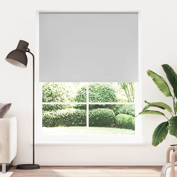 vidaXL Rullgardin grå 160 x 230 cm mörkläggande grå