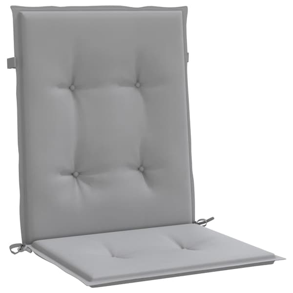 vidaXL Trädgårdsstolsdynor 4 st Grå 100 x 50 x 3 cm grå