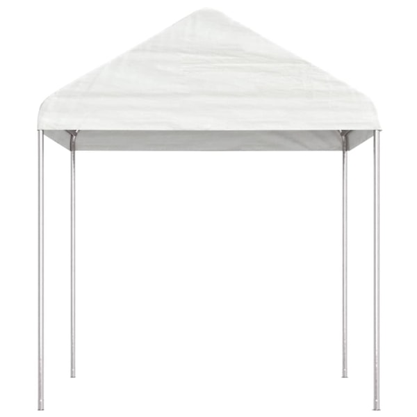 vidaXL Paviljong med tak vit 2,28x2,23x2,69 m polyeten Vit