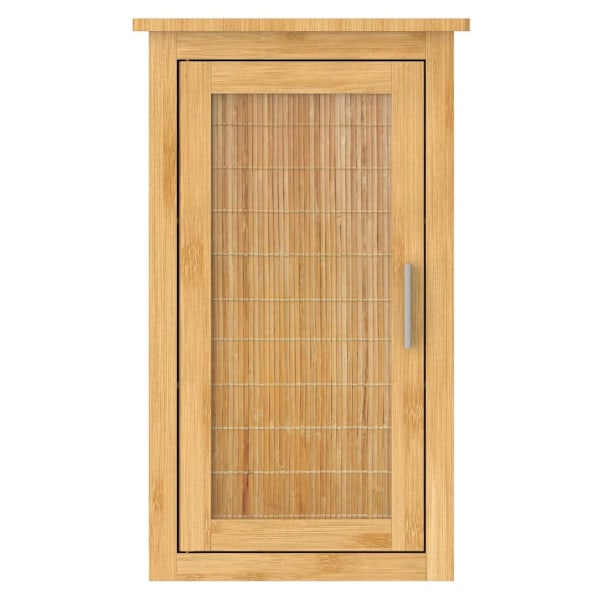 EISL Badrumsskåp högt med lådor bambu 40x20x70 cm Brun