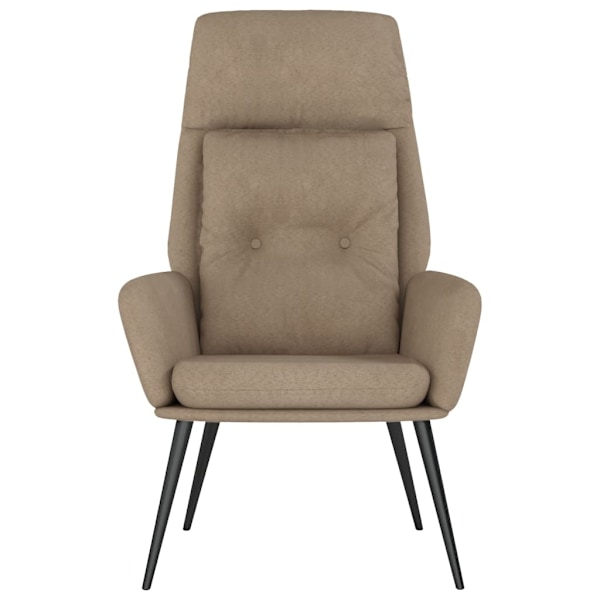 vidaXL Vilstol taupe konstmocka Taupe