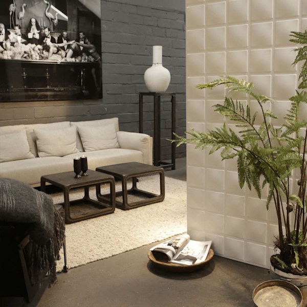 WallArt Väggpanel 3D Cubes 12 st GA-WA07 Vit