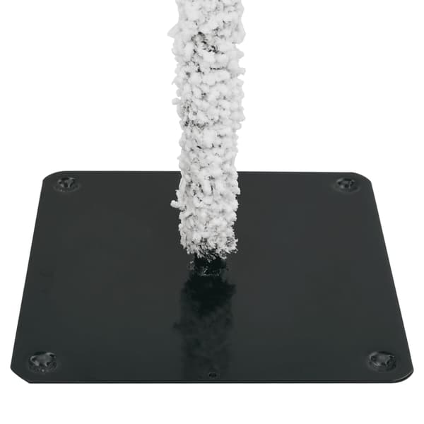vidaXL Plastgran med snö 210 cm Vit