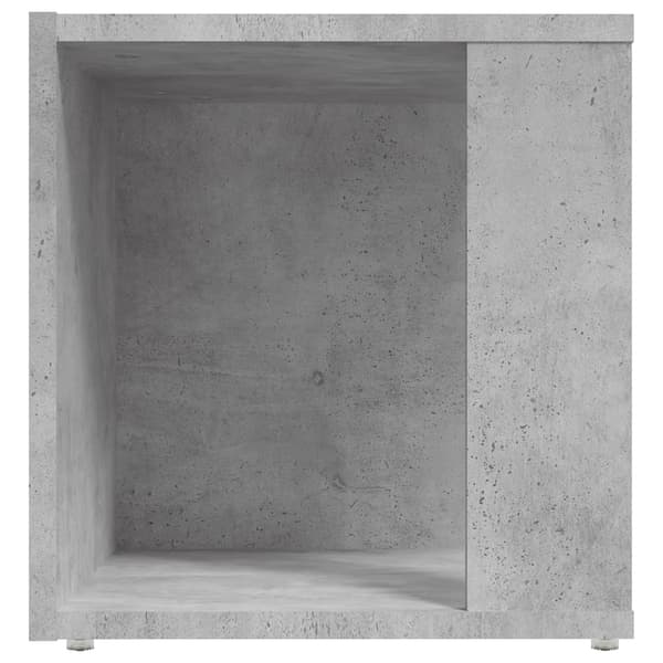 vidaXL Sidobord 33 x 33 x 34 cm Engineered Wood Betonggrå grå