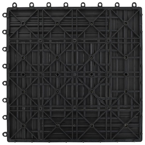 vidaXL Trall 22 st 30x30 cm 2 kvm WPC grå grå